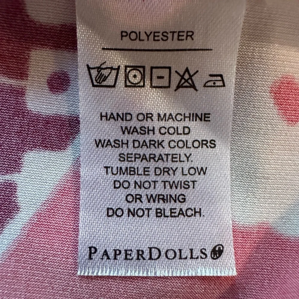 Paperdolls size small lightweight polyester dress - Picture 6 of 8